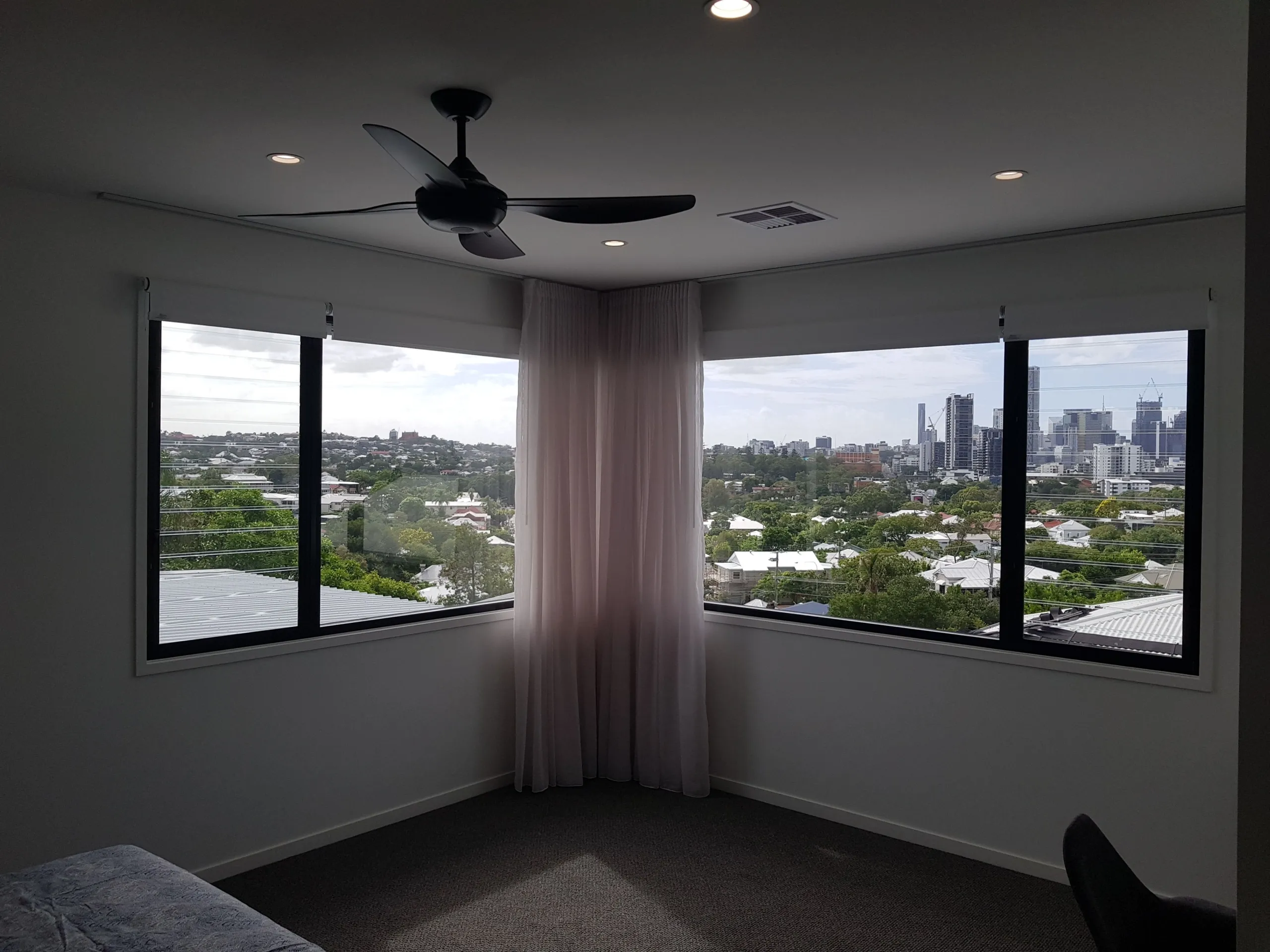 Elegant Shades styled in a contemporary Brisbane interior