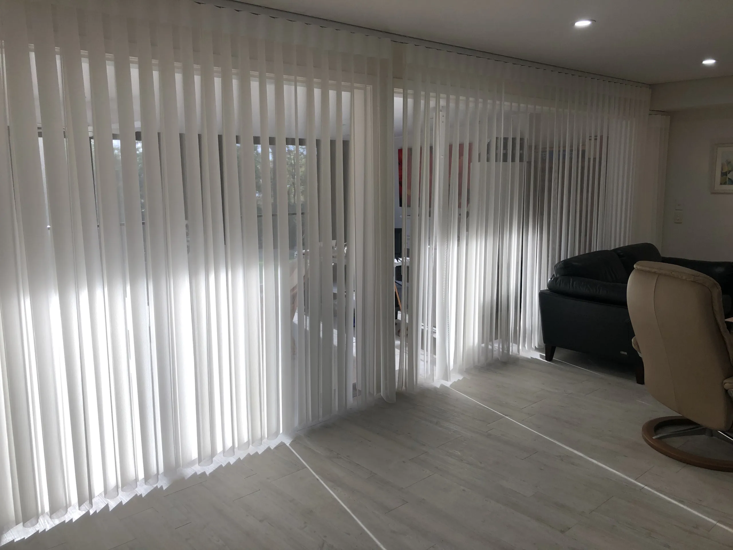Elegant Shades in a styled room, with the soft look of curtains and the function of a blind