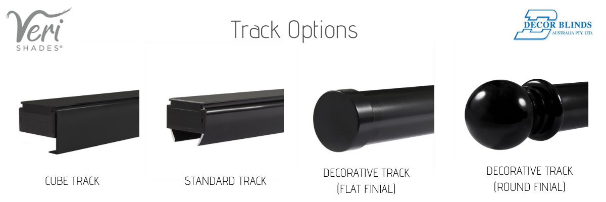 decor blinds x veri shades track options